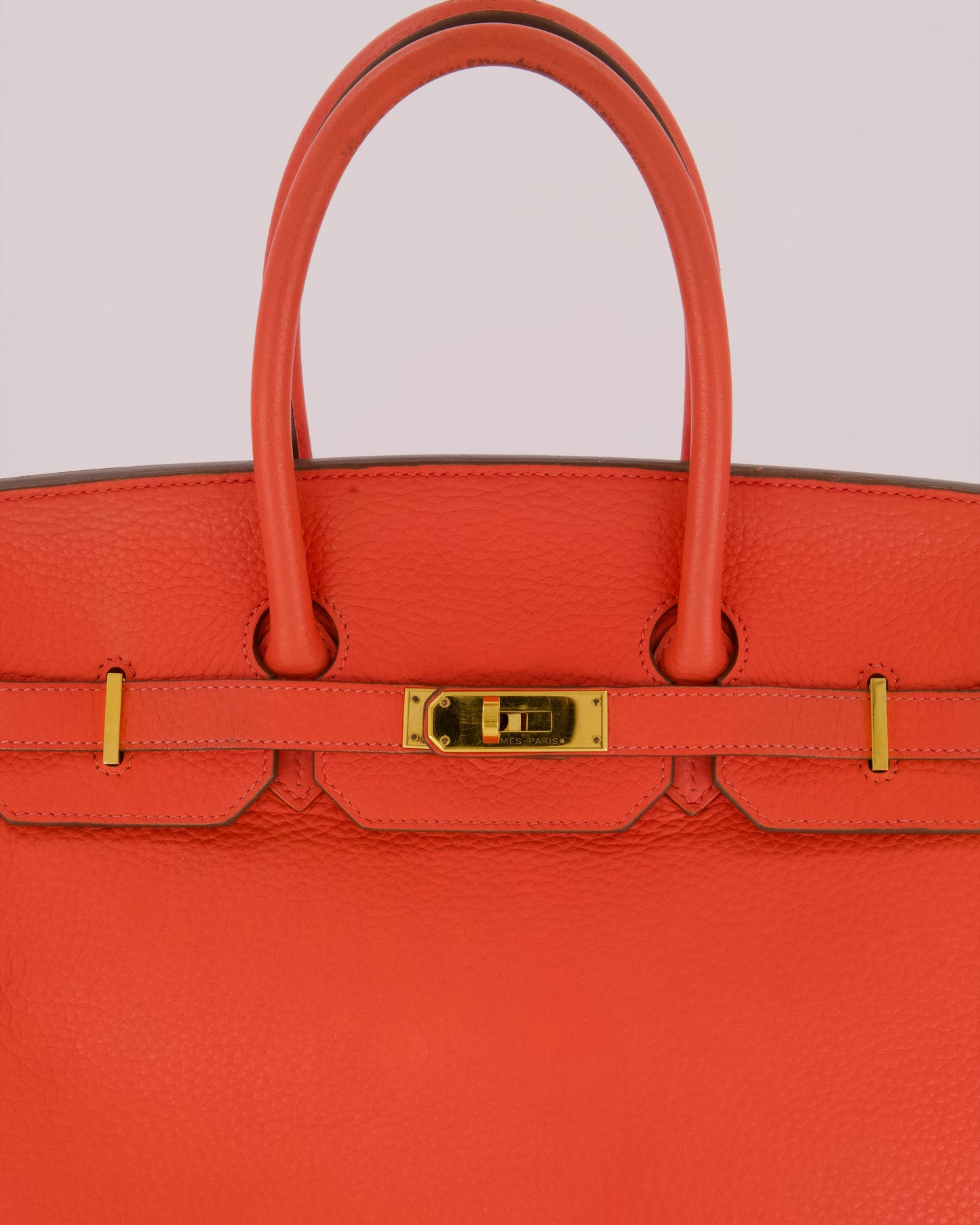 *FIRE PRICE* Hermès Birkin Retourne 35 Bag in Rose Jaipur Togo Leather with Gold Hardware