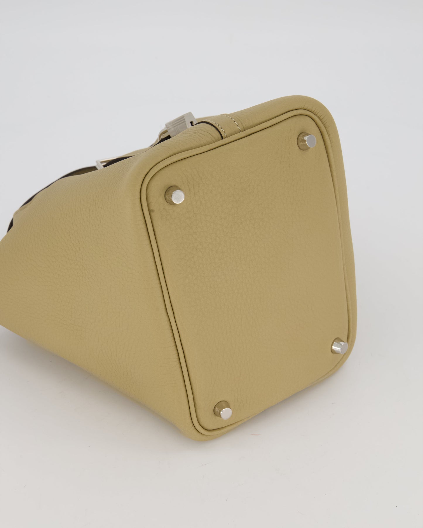 *HOT COLOUR* Hermès Picotin Lock Bag 18cm in Trench Clemence Leather with Palladium Hardware