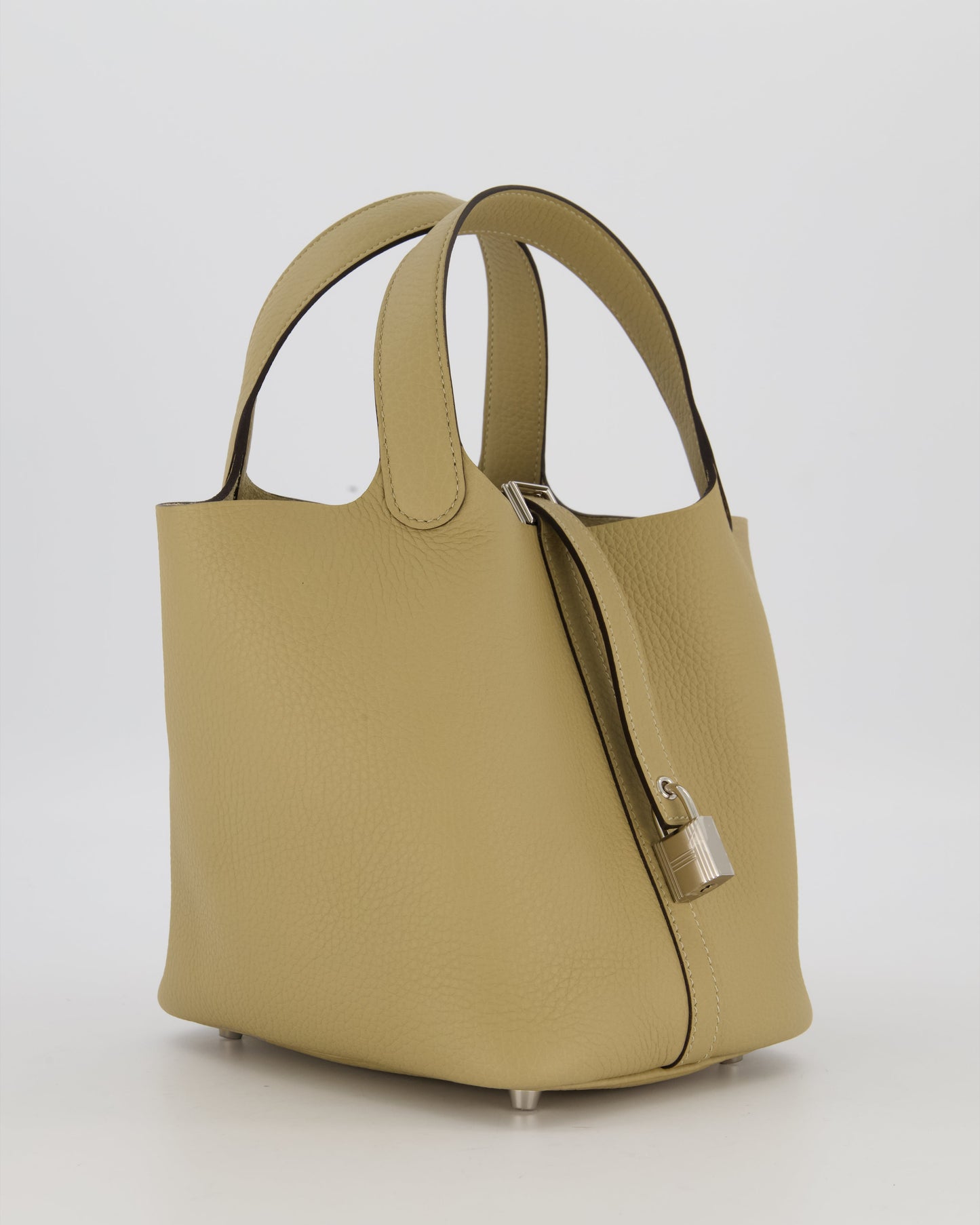 *HOT COLOUR* Hermès Picotin Lock Bag 18cm in Trench Clemence Leather with Palladium Hardware