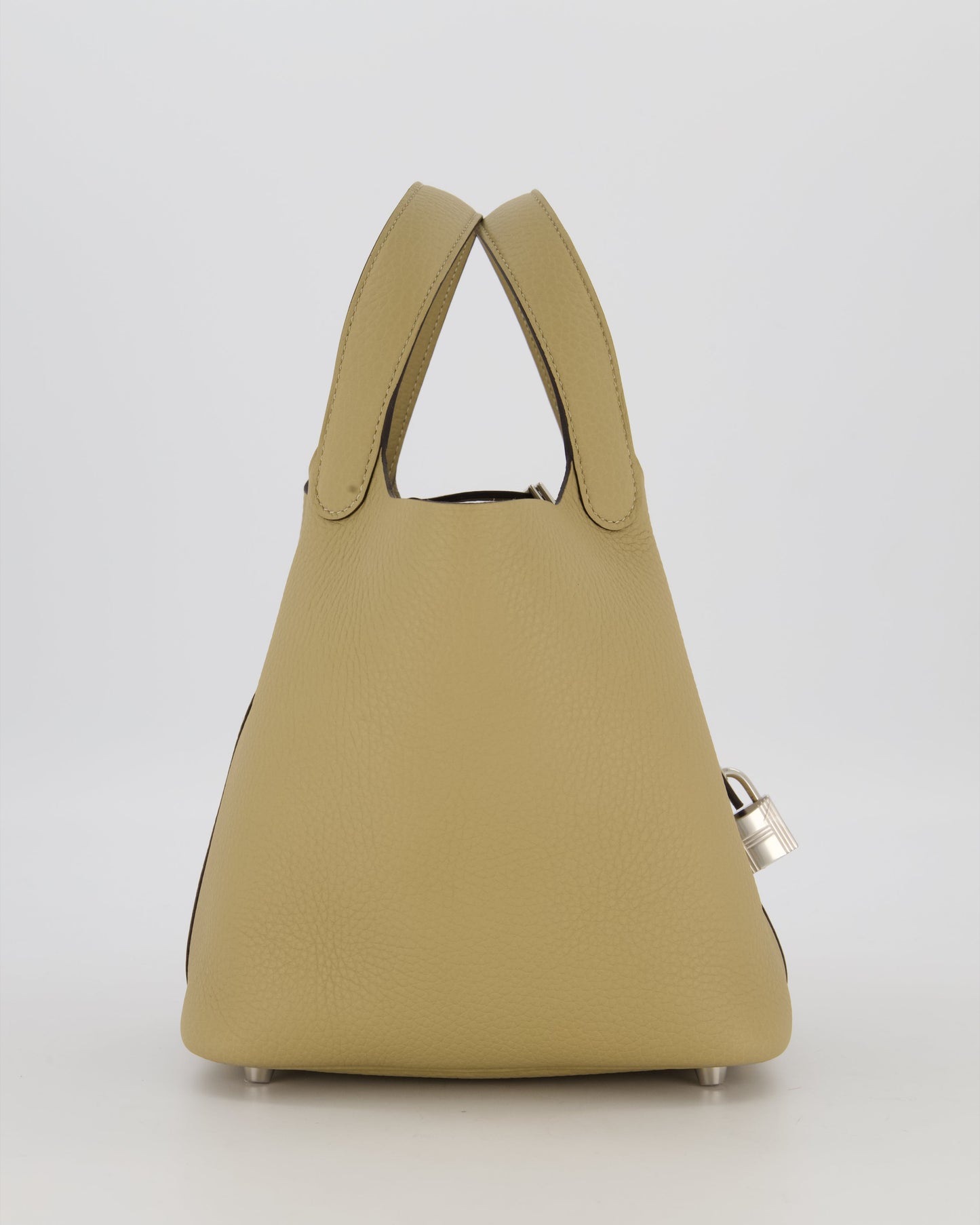 *HOT COLOUR* Hermès Picotin Lock Bag 18cm in Trench Clemence Leather with Palladium Hardware