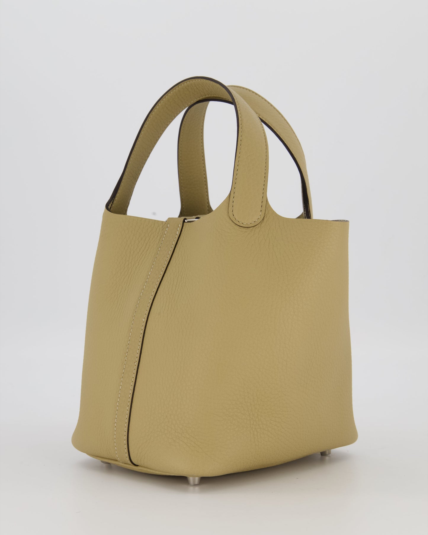 *HOT COLOUR* Hermès Picotin Lock Bag 18cm in Trench Clemence Leather with Palladium Hardware