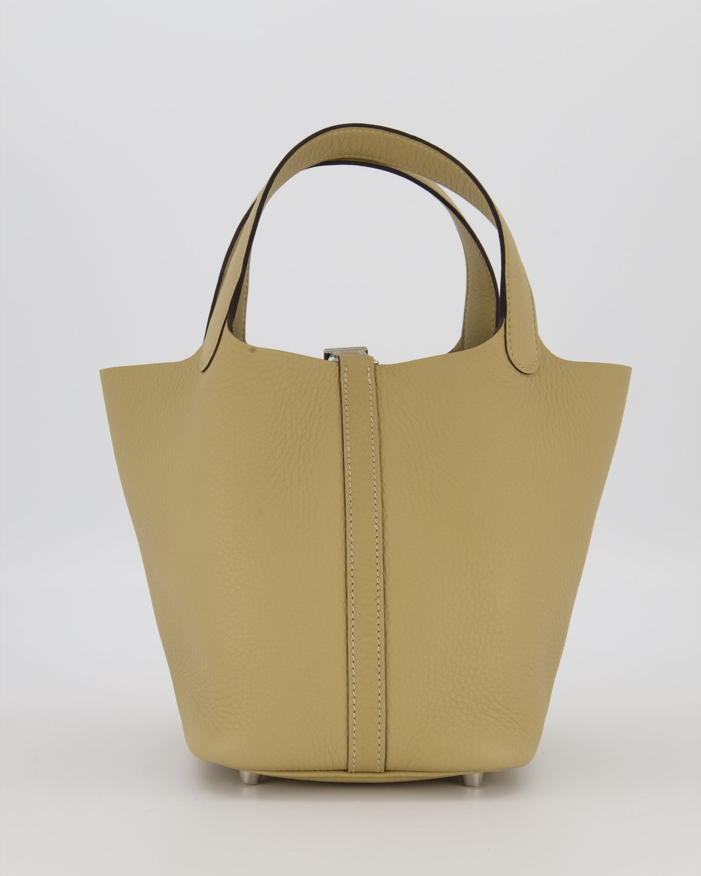 *HOT COLOUR* Hermès Picotin Lock Bag 18cm in Trench Clemence Leather with Palladium Hardware