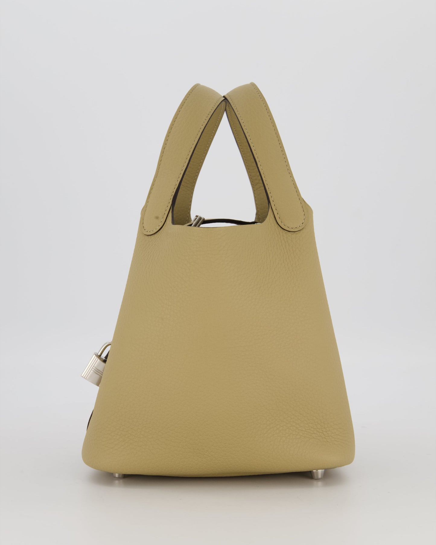 *HOT COLOUR* Hermès Picotin Lock Bag 18cm in Trench Clemence Leather with Palladium Hardware