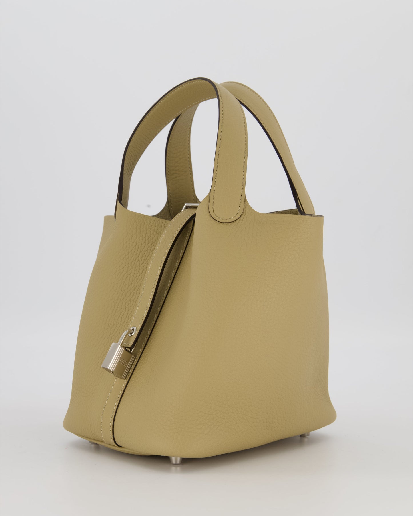 *HOT COLOUR* Hermès Picotin Lock Bag 18cm in Trench Clemence Leather with Palladium Hardware