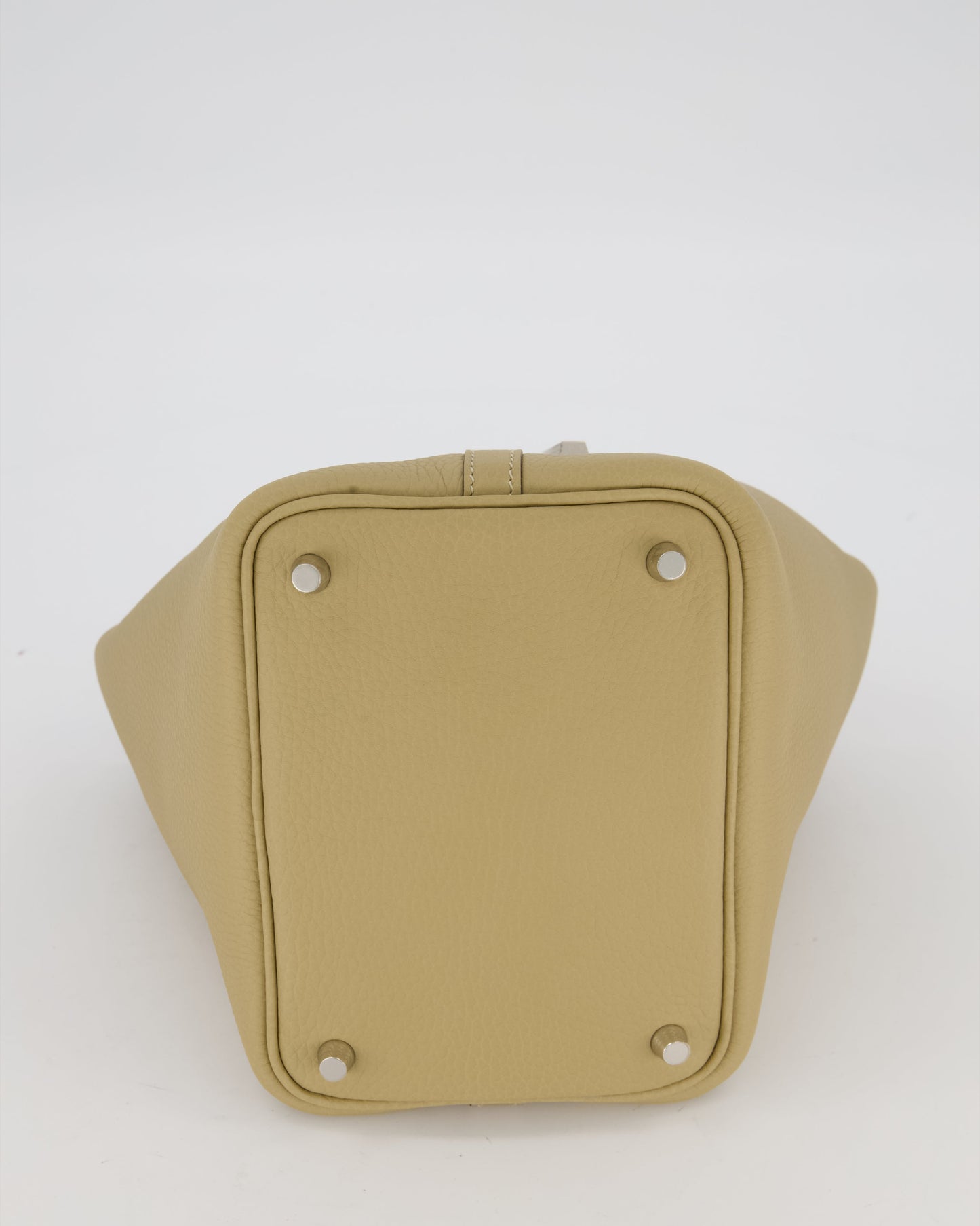 *HOT COLOUR* Hermès Picotin Lock Bag 18cm in Trench Clemence Leather with Palladium Hardware