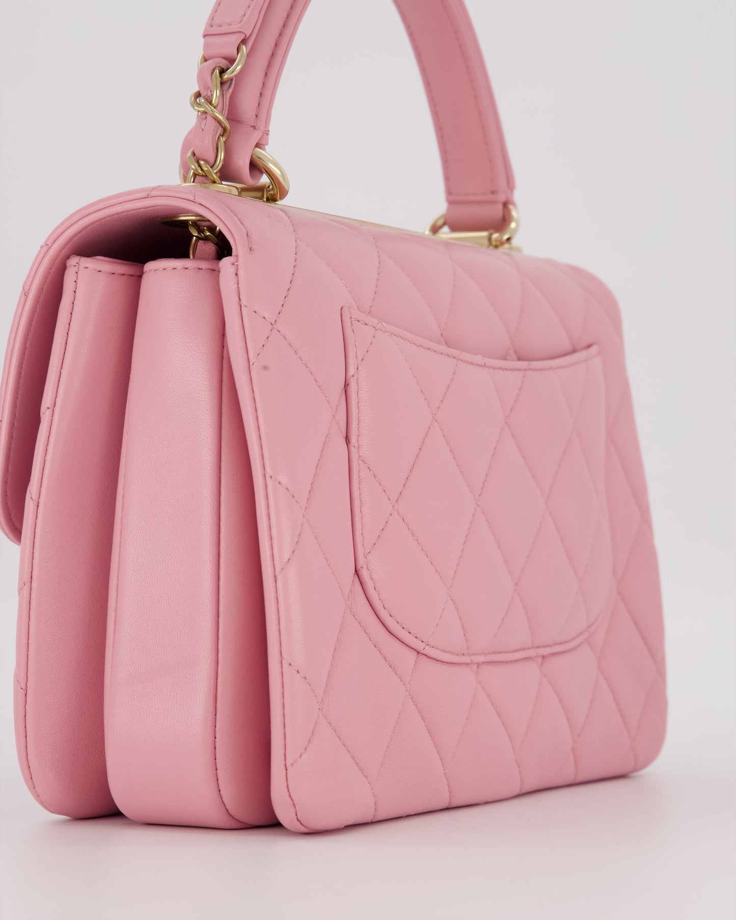 Chanel Lilac Trendy Small Flap Bag in Lambskin Leather with Gold Hardware