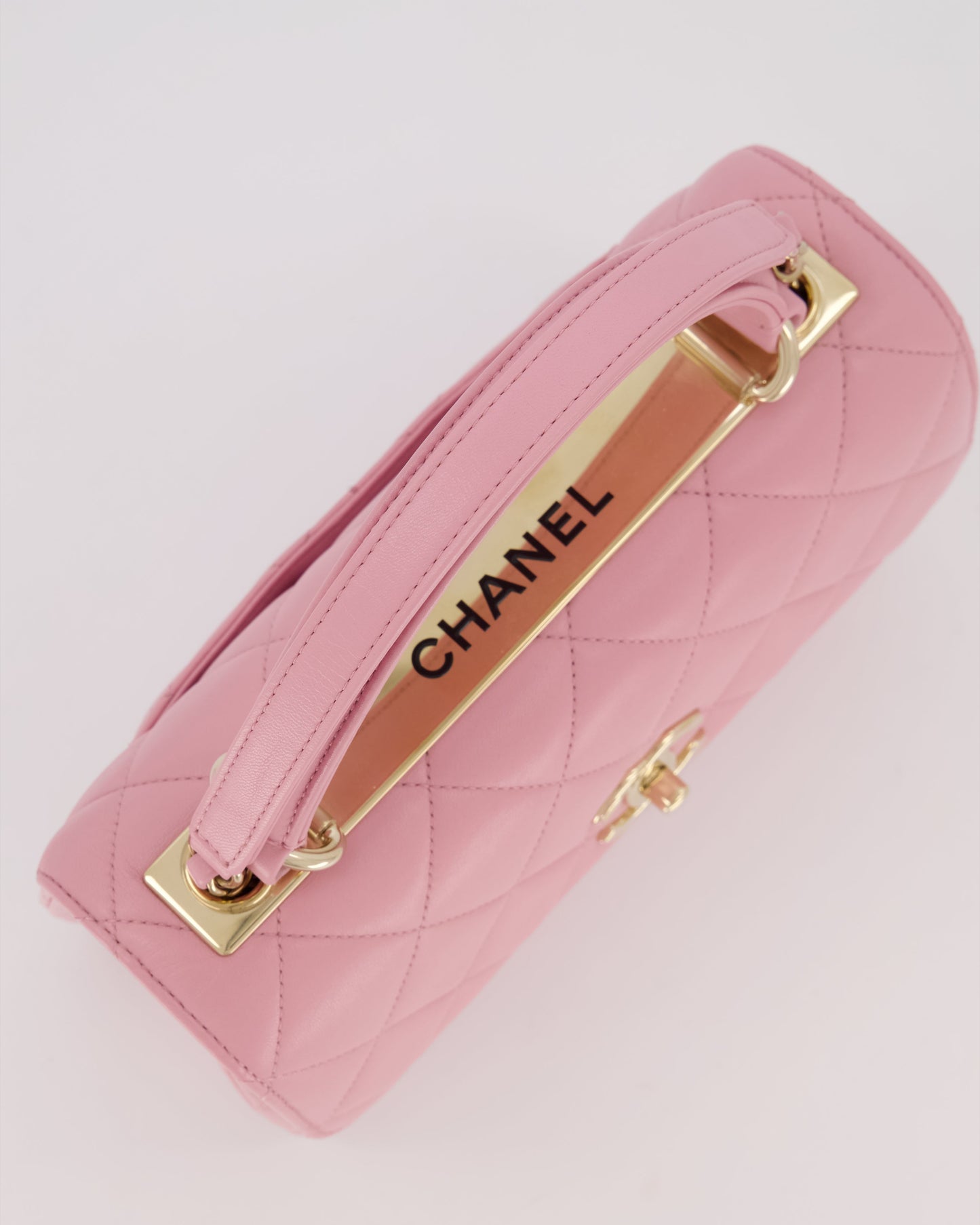 Chanel Lilac Trendy Small Flap Bag in Lambskin Leather with Gold Hardware