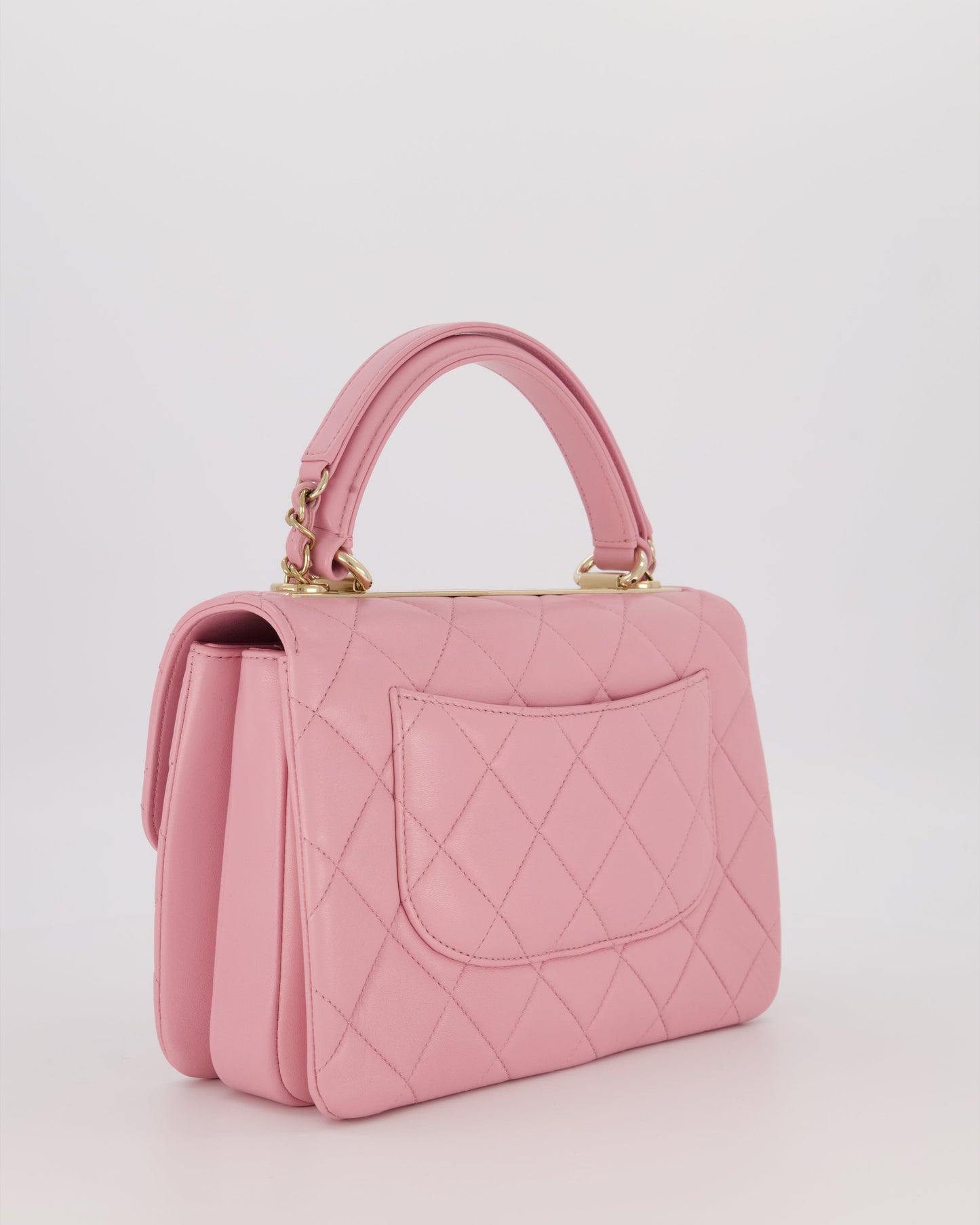Chanel Lilac Trendy Small Flap Bag in Lambskin Leather with Gold Hardware