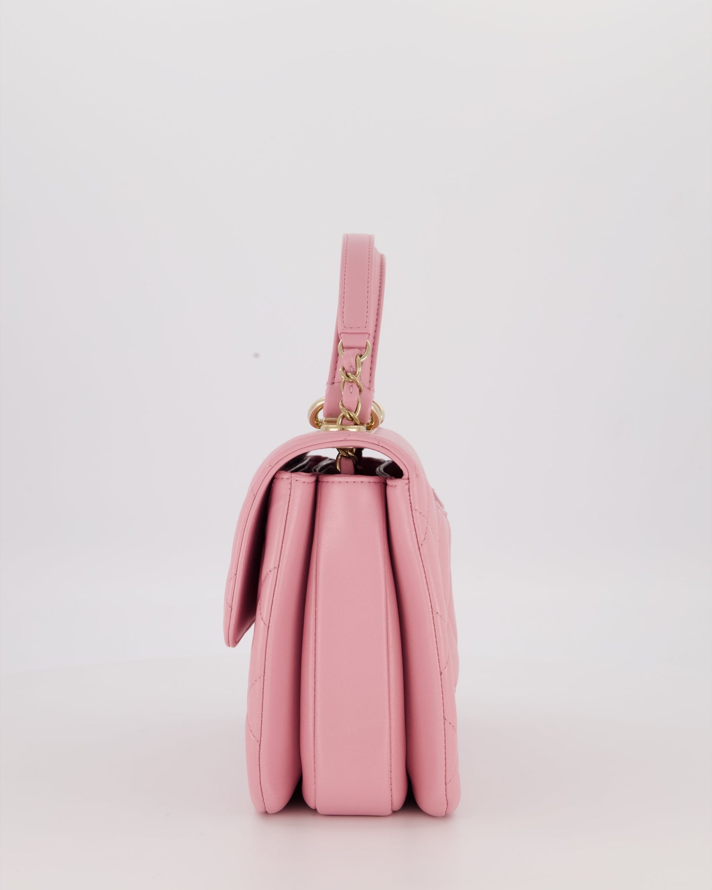 Chanel Lilac Trendy Small Flap Bag in Lambskin Leather with Gold Hardware