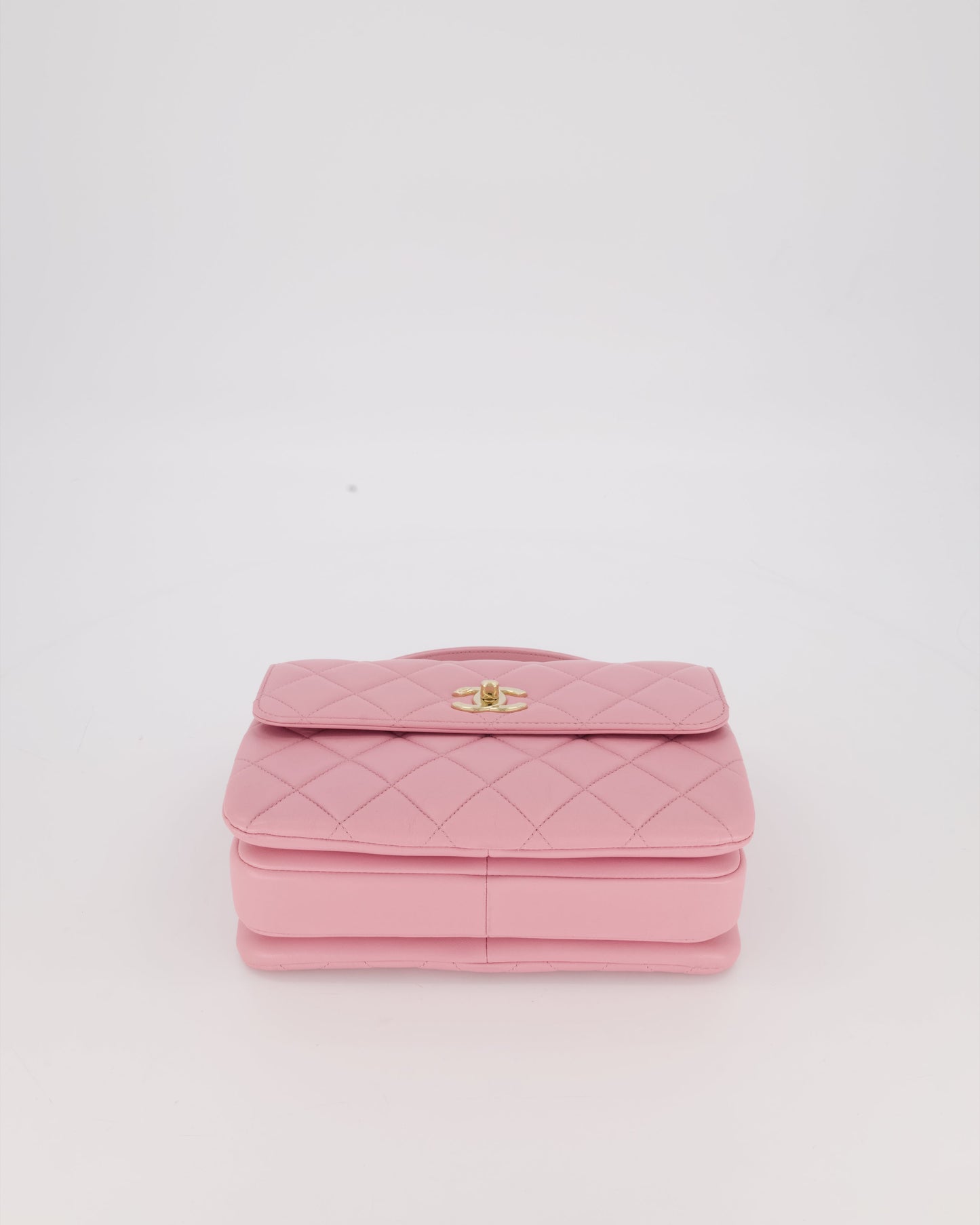 Chanel Lilac Trendy Small Flap Bag in Lambskin Leather with Gold Hardware