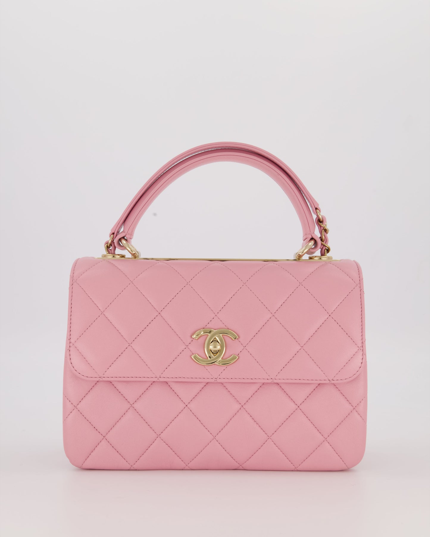 Chanel Lilac Trendy Small Flap Bag in Lambskin Leather with Gold Hardware