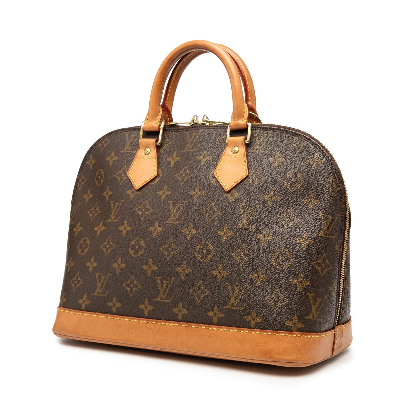 Brown Louis Vuitton Monogram Alma PM Handbag