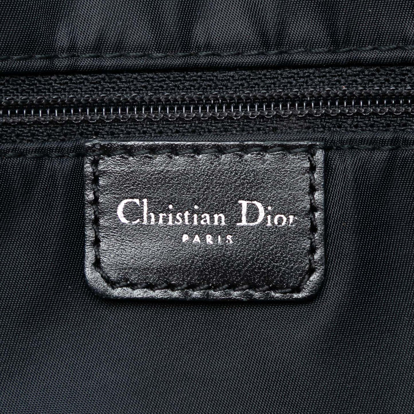 Black Dior Diorissimo Trotter Canvas Tote