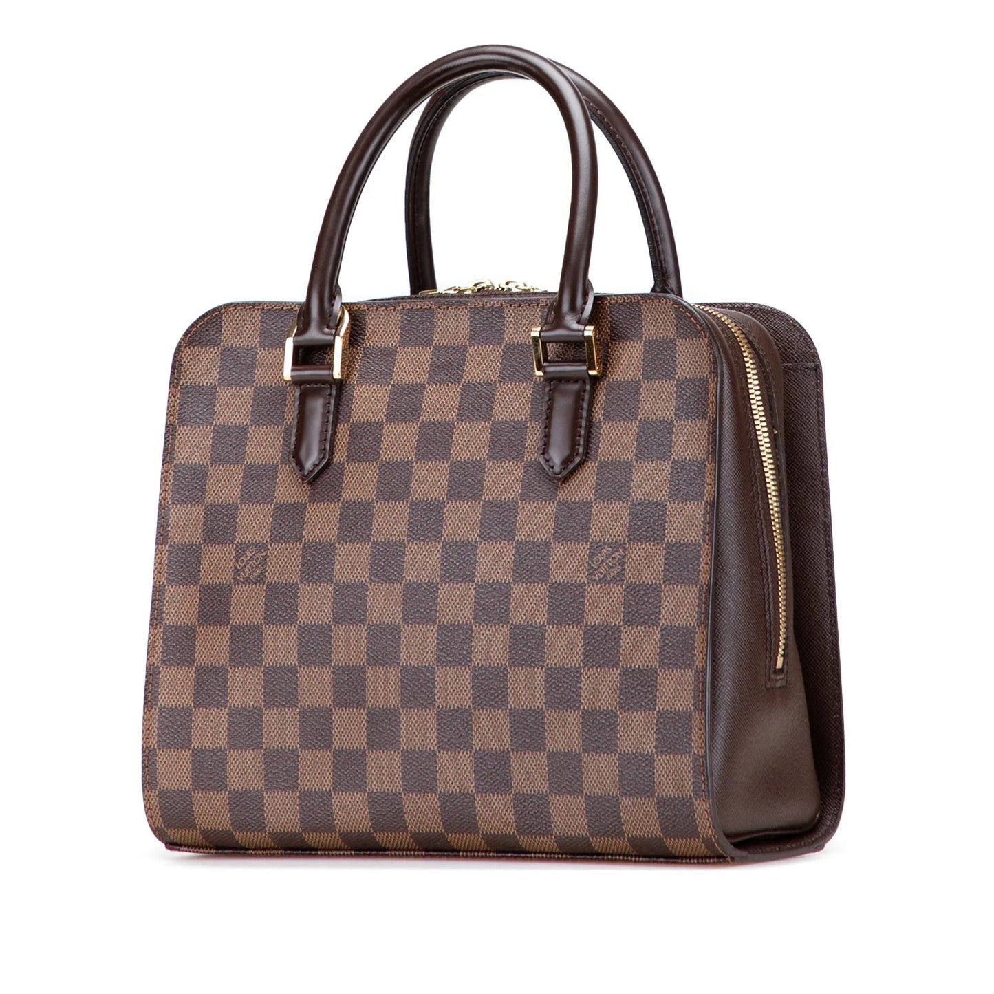 Brown Louis Vuitton Damier Ebene Triana Handbag