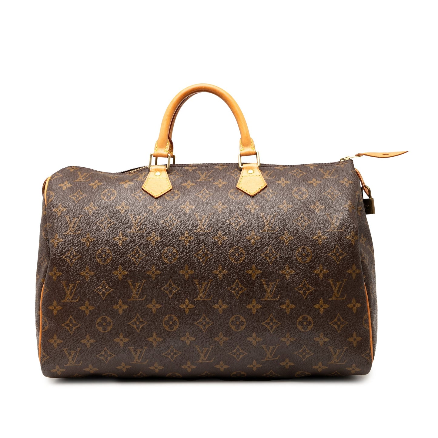 Brown Louis Vuitton Monogram Speedy 40 Boston Bag