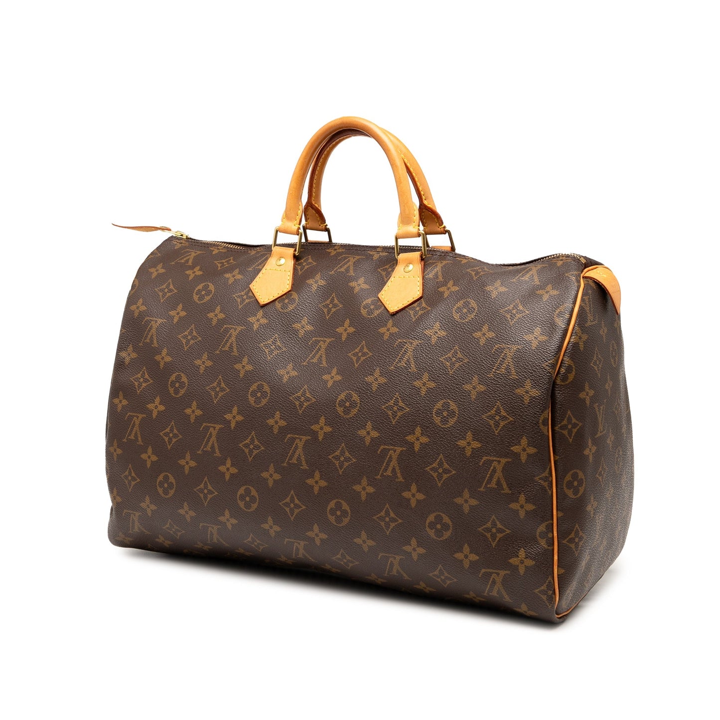Brown Louis Vuitton Monogram Speedy 40 Boston Bag