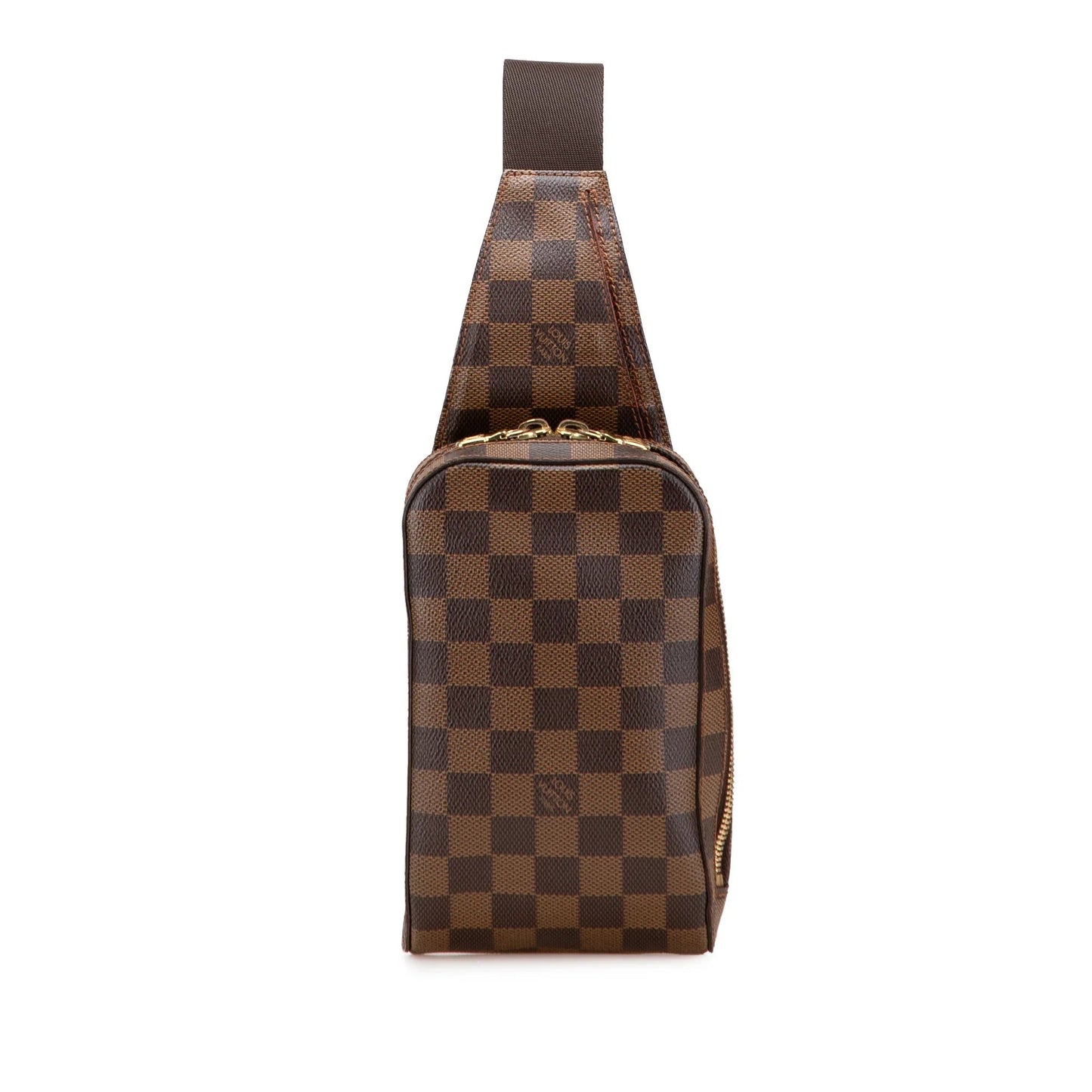 Brown Louis Vuitton Damier Ebene Geronimos Crossbody Bag
