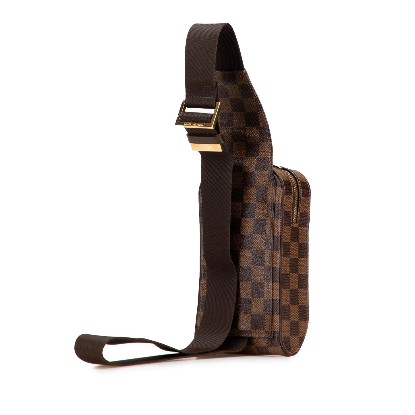 Brown Louis Vuitton Damier Ebene Geronimos Crossbody Bag