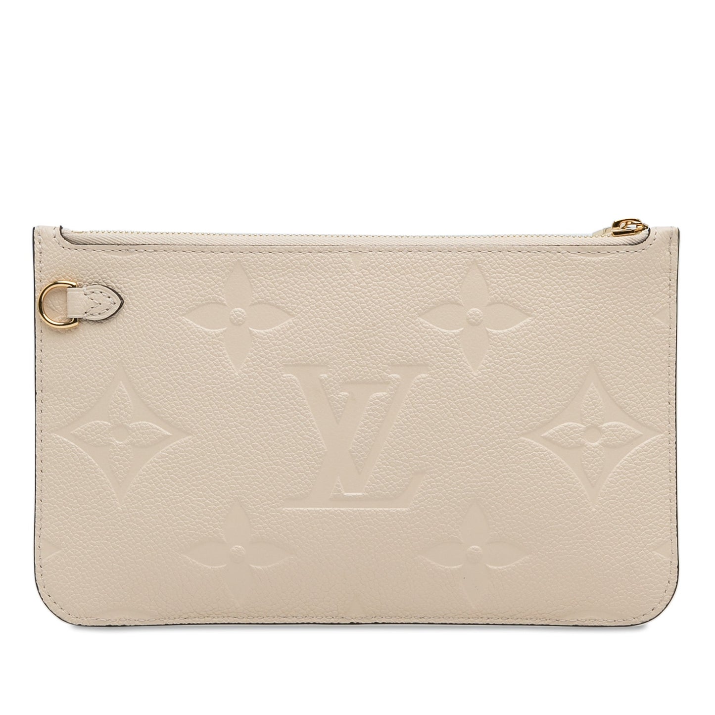 Brown Louis Vuitton Monogram Empreinte Neverfull Pouch