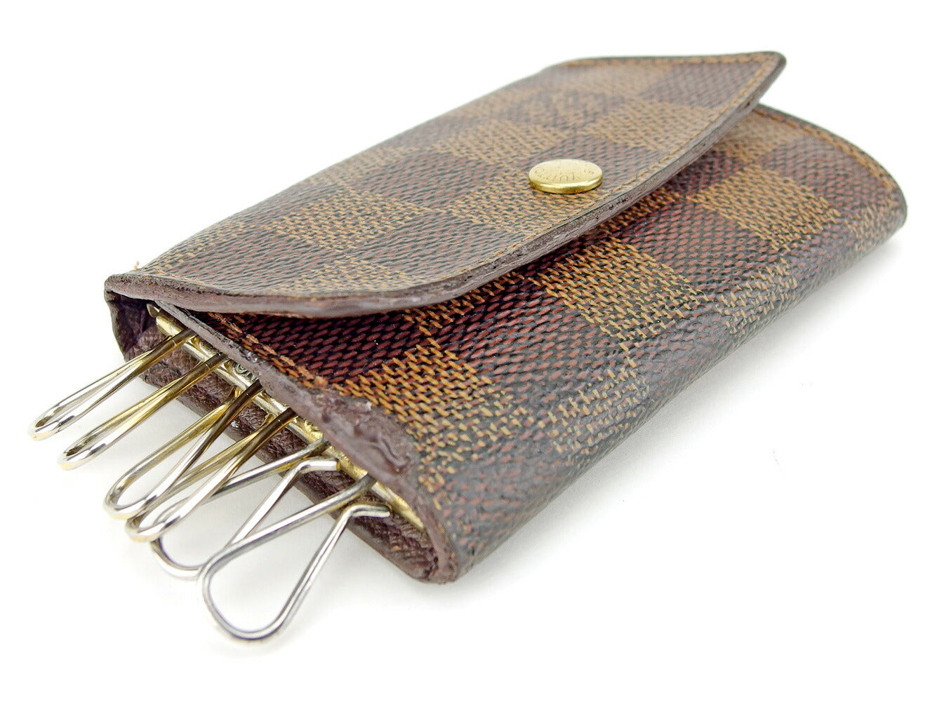 LOUIS VUITTON Key case Key holder N62630 Brown Multicles6