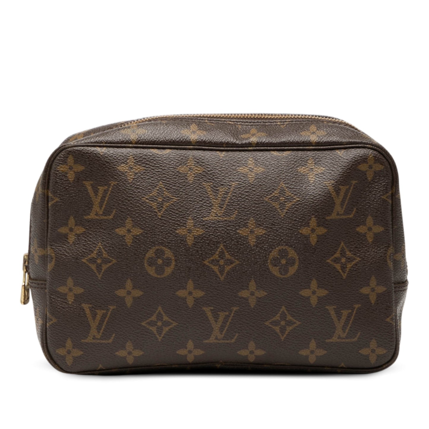 Brown Louis Vuitton Monogram Trousse Toilette 23 Clutch Bag