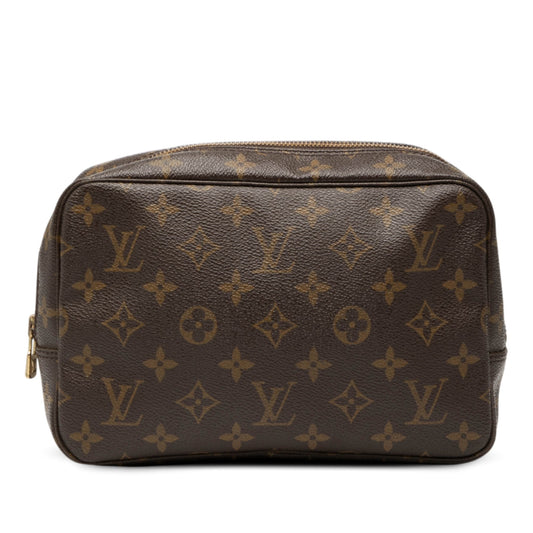 Brown Louis Vuitton Monogram Trousse Toilette 23 Clutch Bag