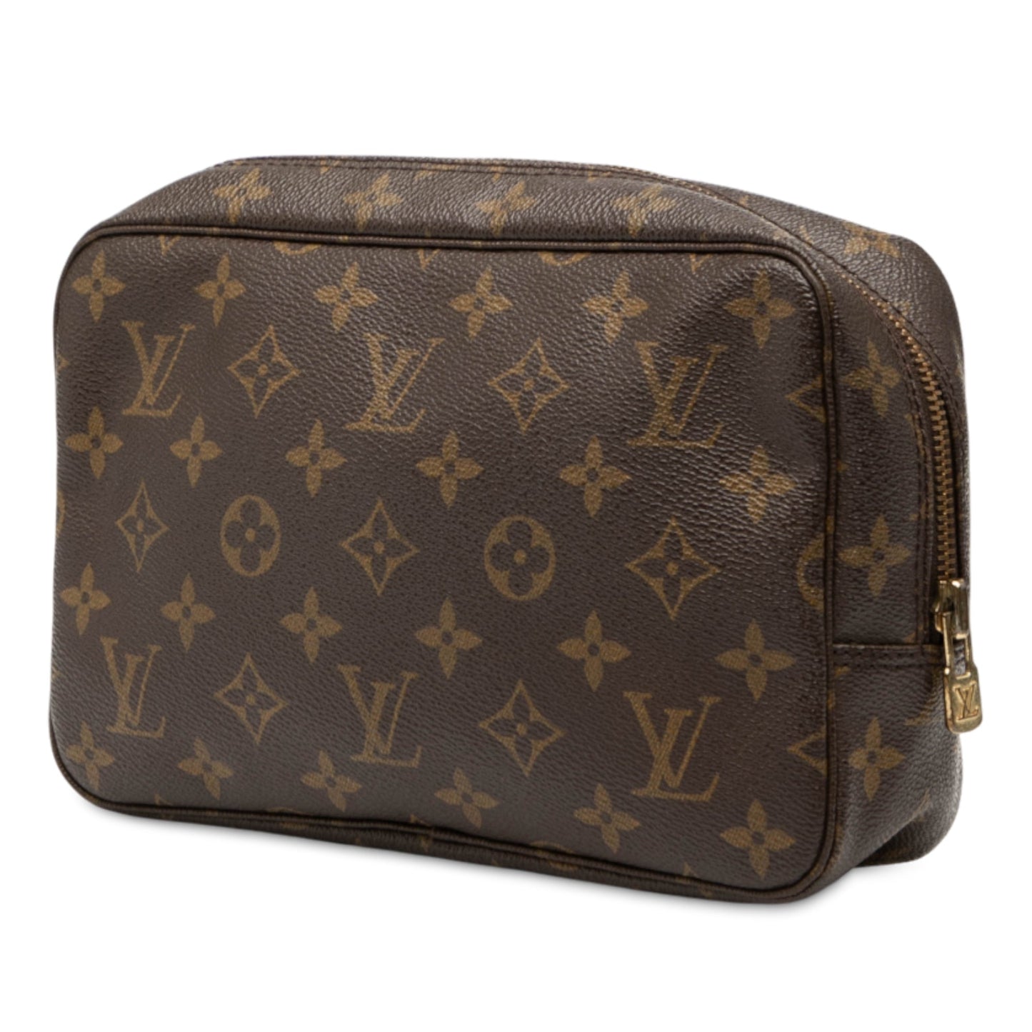 Brown Louis Vuitton Monogram Trousse Toilette 23 Clutch Bag