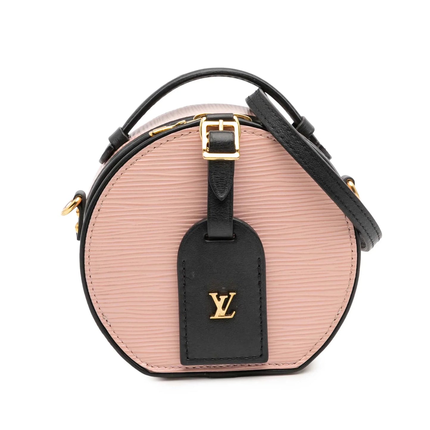 Pink Louis Vuitton Epi Mini Boite Chapeau Satchel