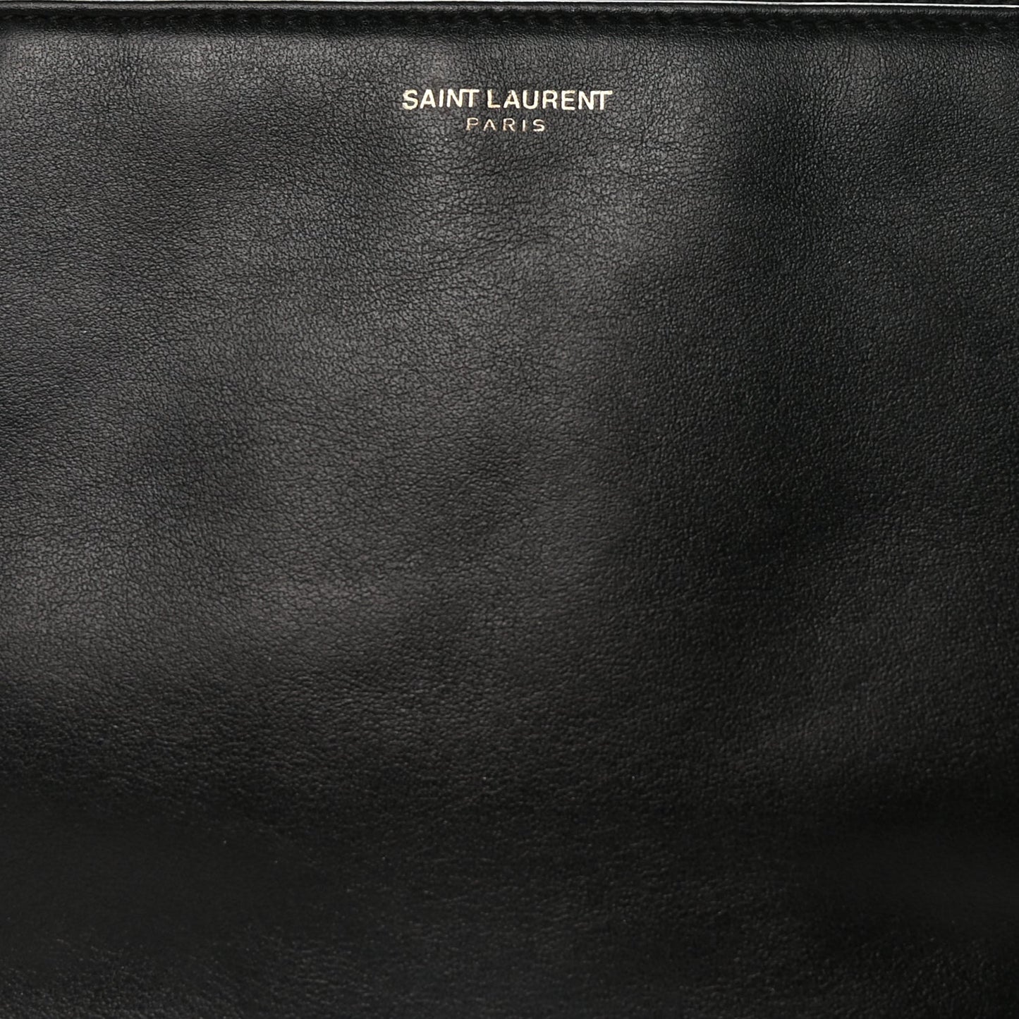 Saint Laurent Calfskin Teen Monogram Crossbody Bag Black
