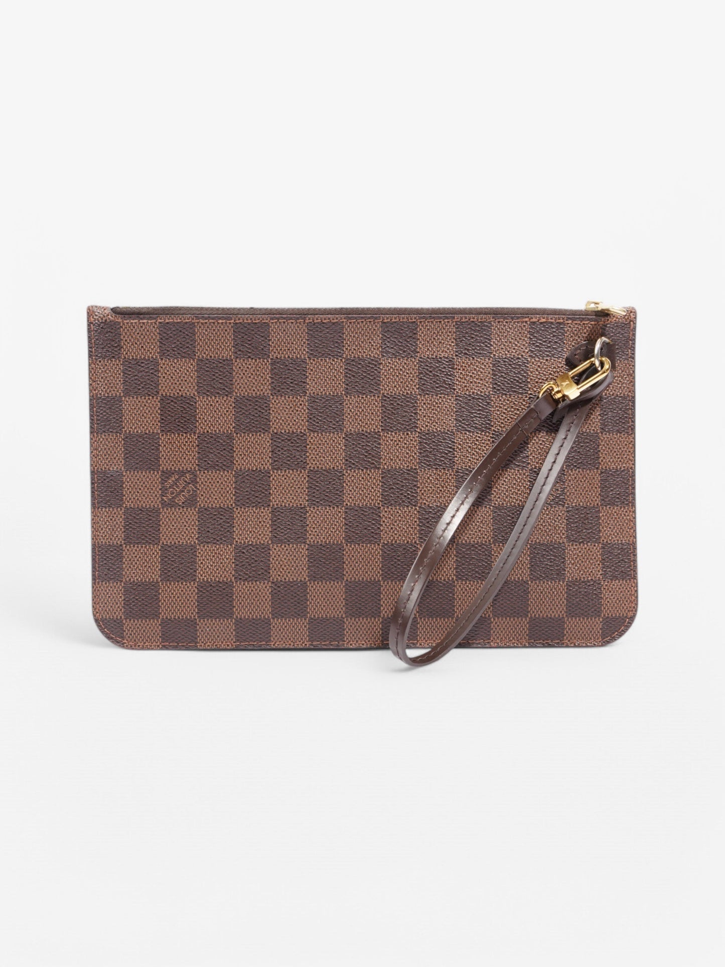 Louis Vuitton Neverful Pochette Damier Ebene Coated Canvas