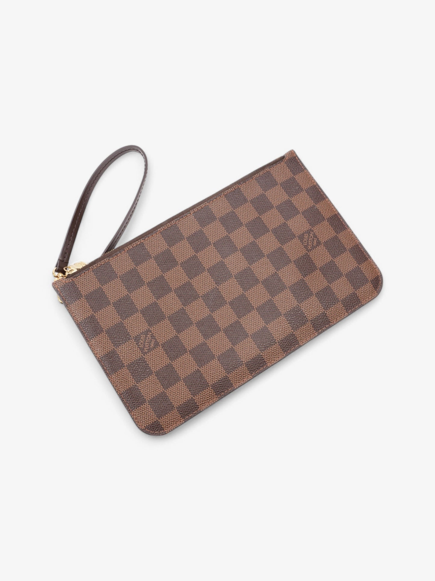 Louis Vuitton Neverful Pochette Damier Ebene Coated Canvas