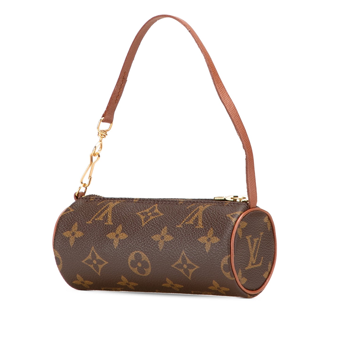 Brown Louis Vuitton Monogram Papillon Pochette Handbag