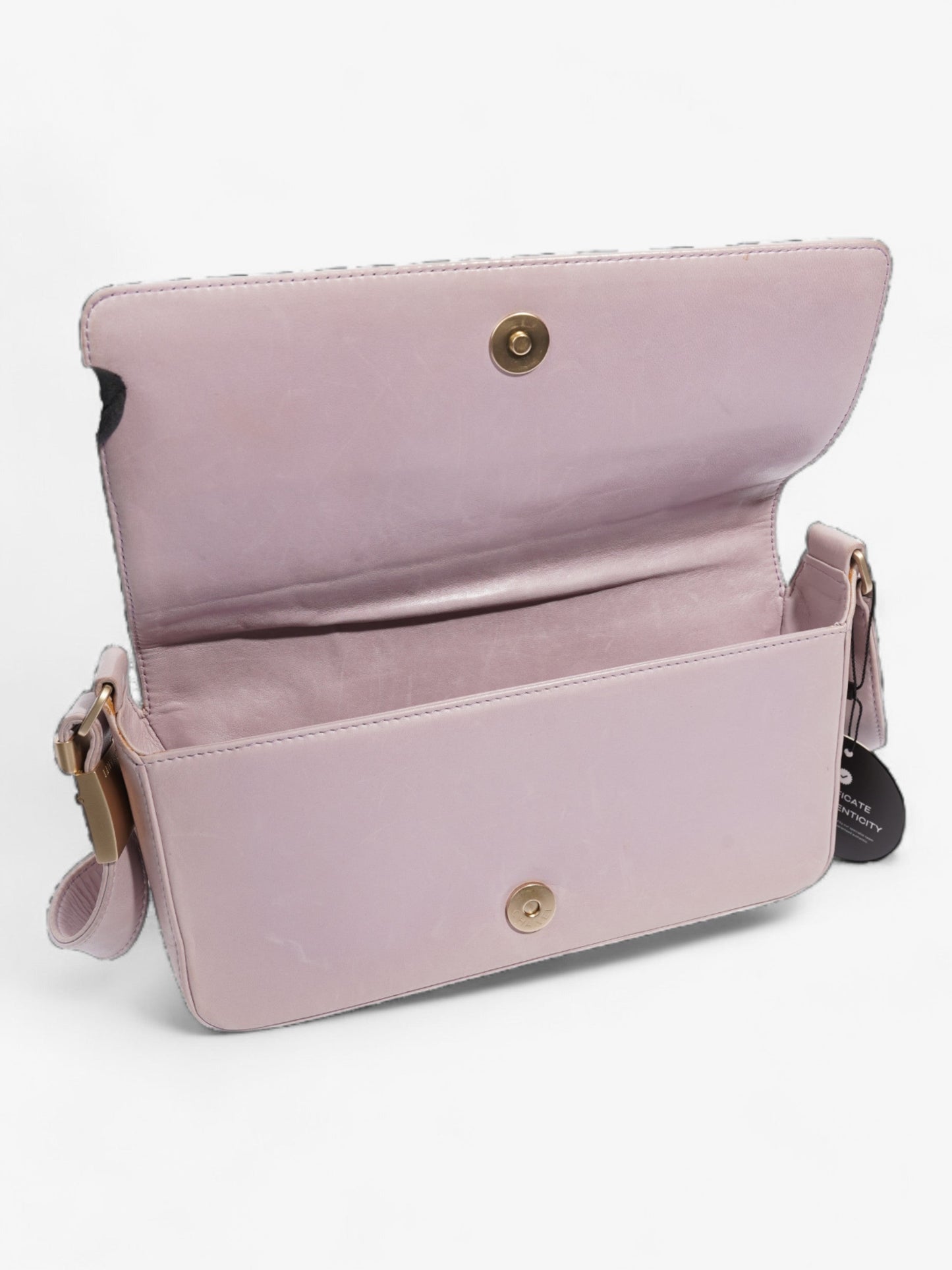 Chanel Choco Bar Shoulder Bag Pink Lambskin Leather