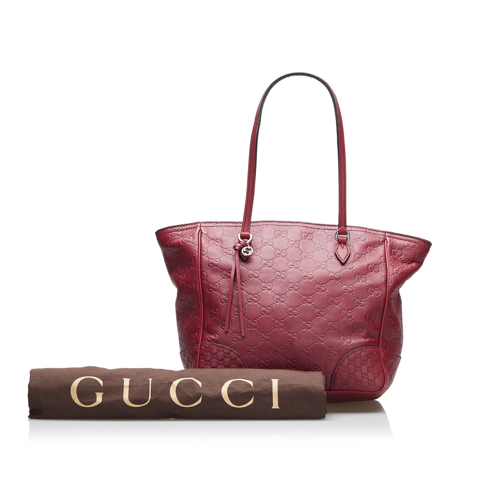 Gucci Guccissima Leather Tote Style 25