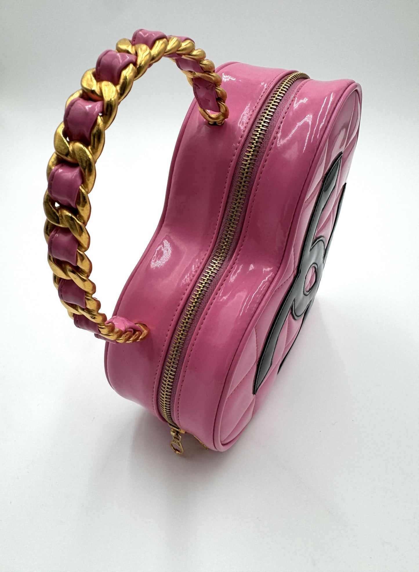 Chanel 1995  Barbie Pink Heart Vanity Bag