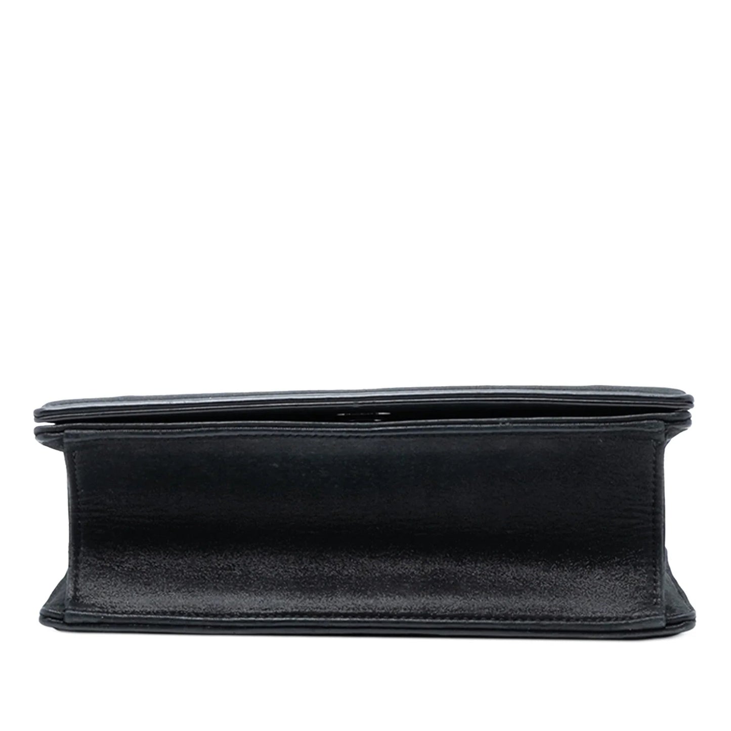 Black Dior Small Lambskin Diorama Flap Crossbody Bag