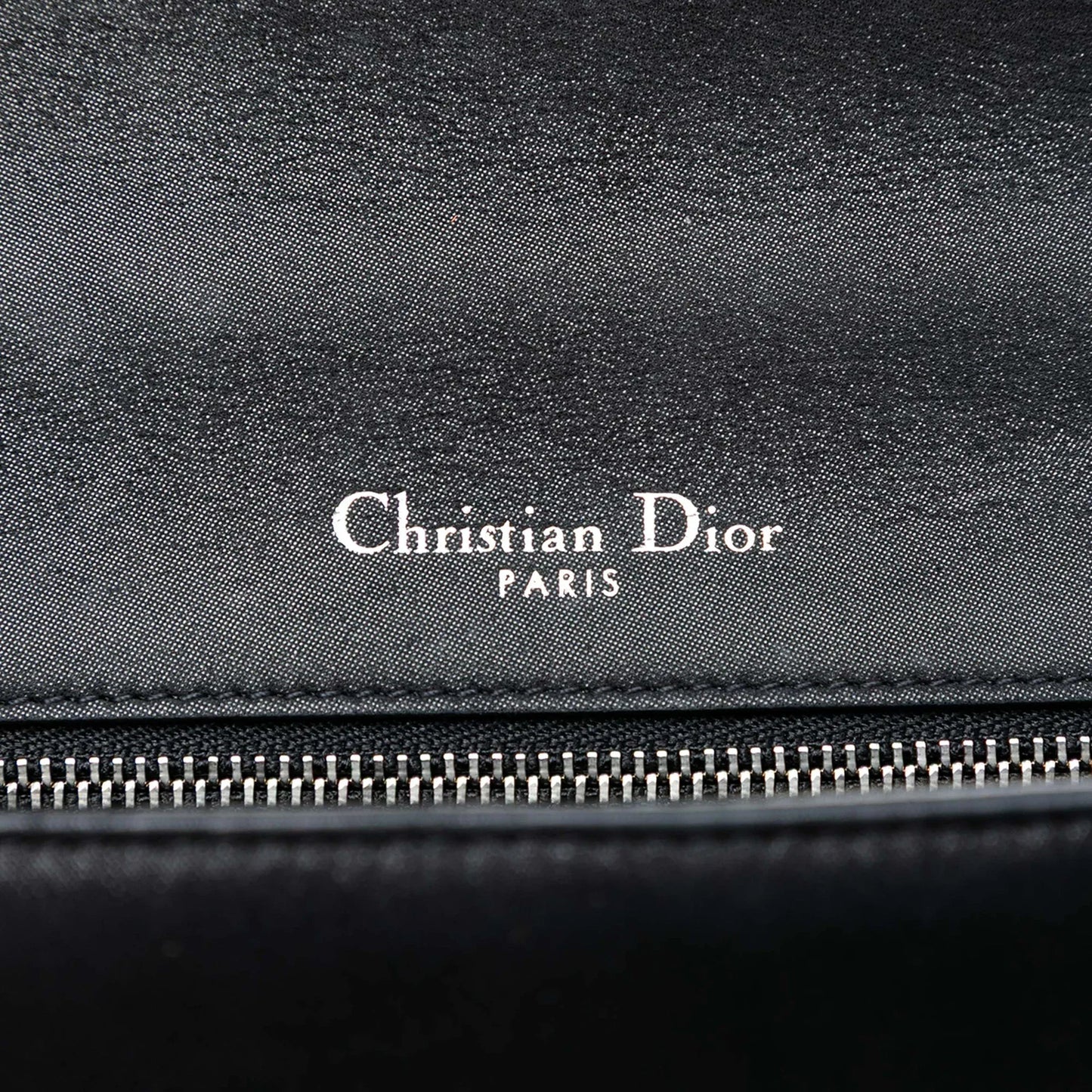 Black Dior Small Lambskin Diorama Flap Crossbody Bag