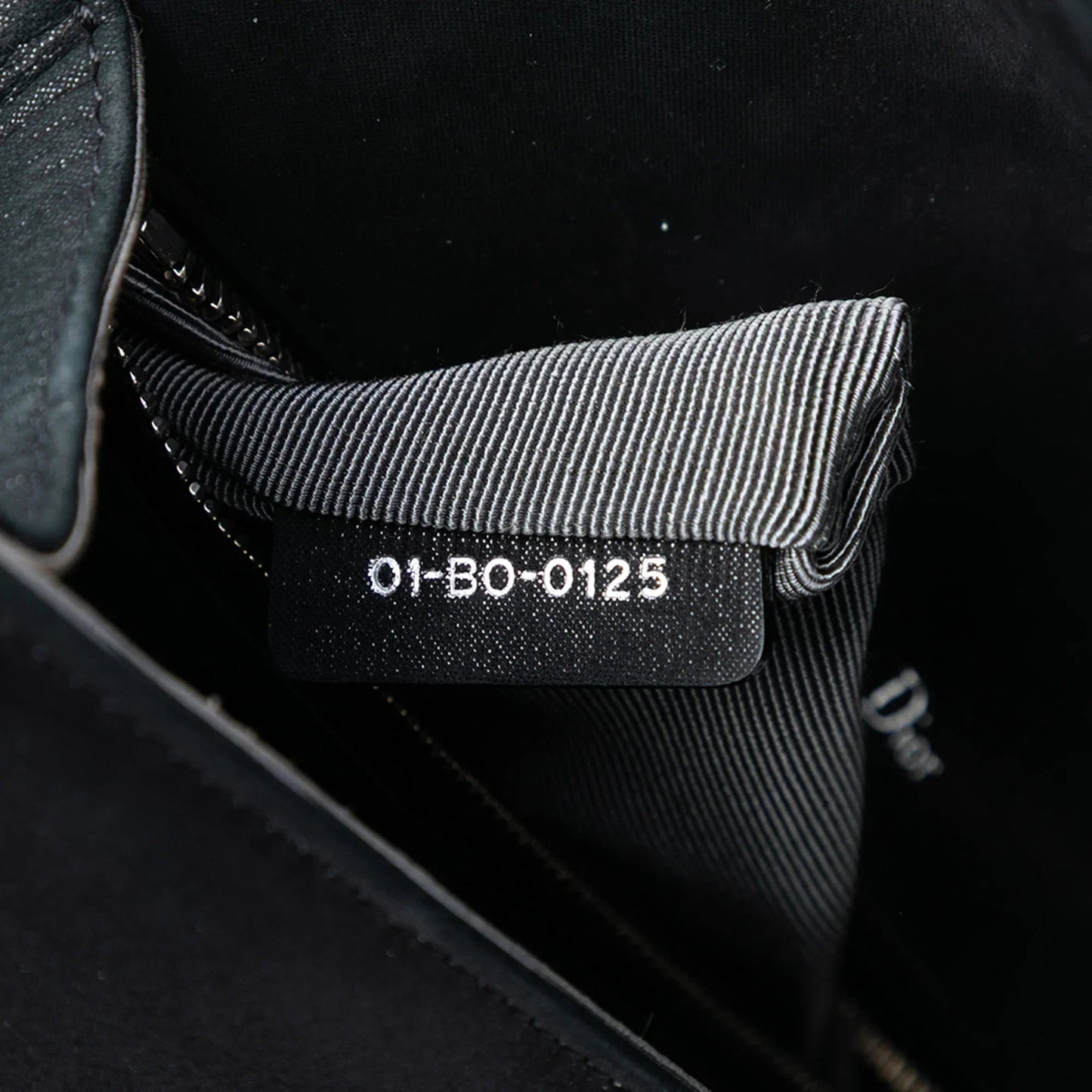 Black Dior Small Lambskin Diorama Flap Crossbody Bag