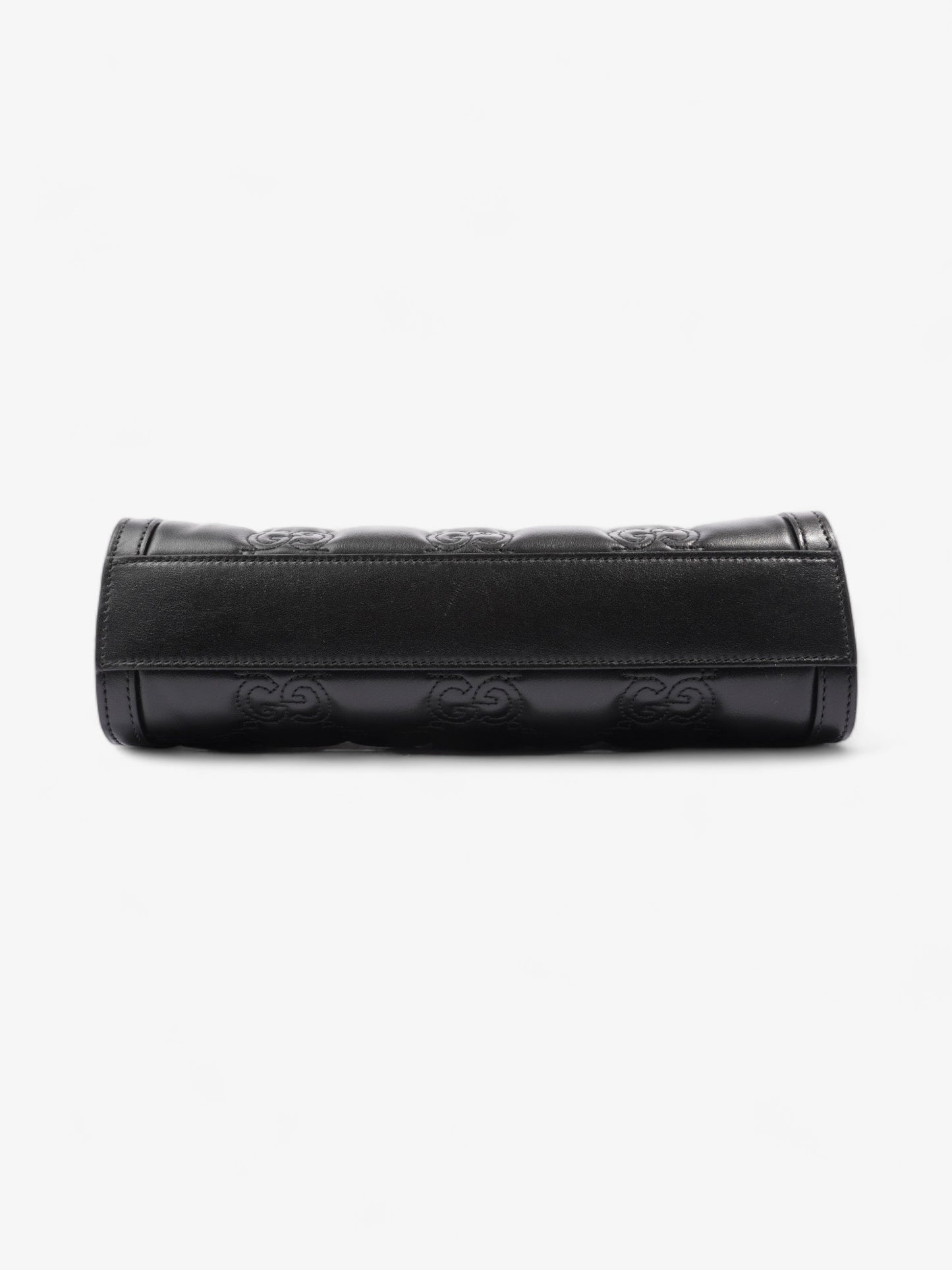 Gucci GG Small Shoulder Bag Black Matelasse Leather