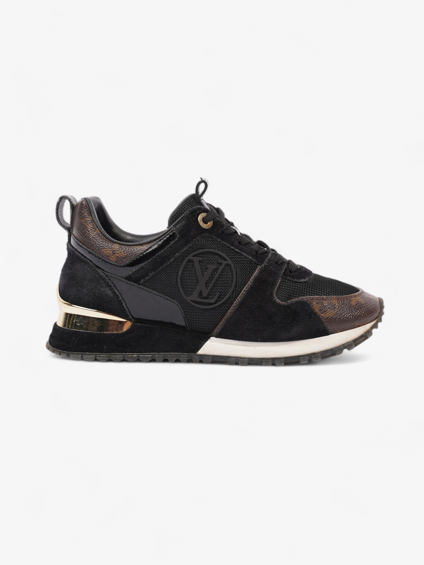 Louis Vuitton Run Away Black / Brown Monogram Mesh EU 36.5 UK 3.5