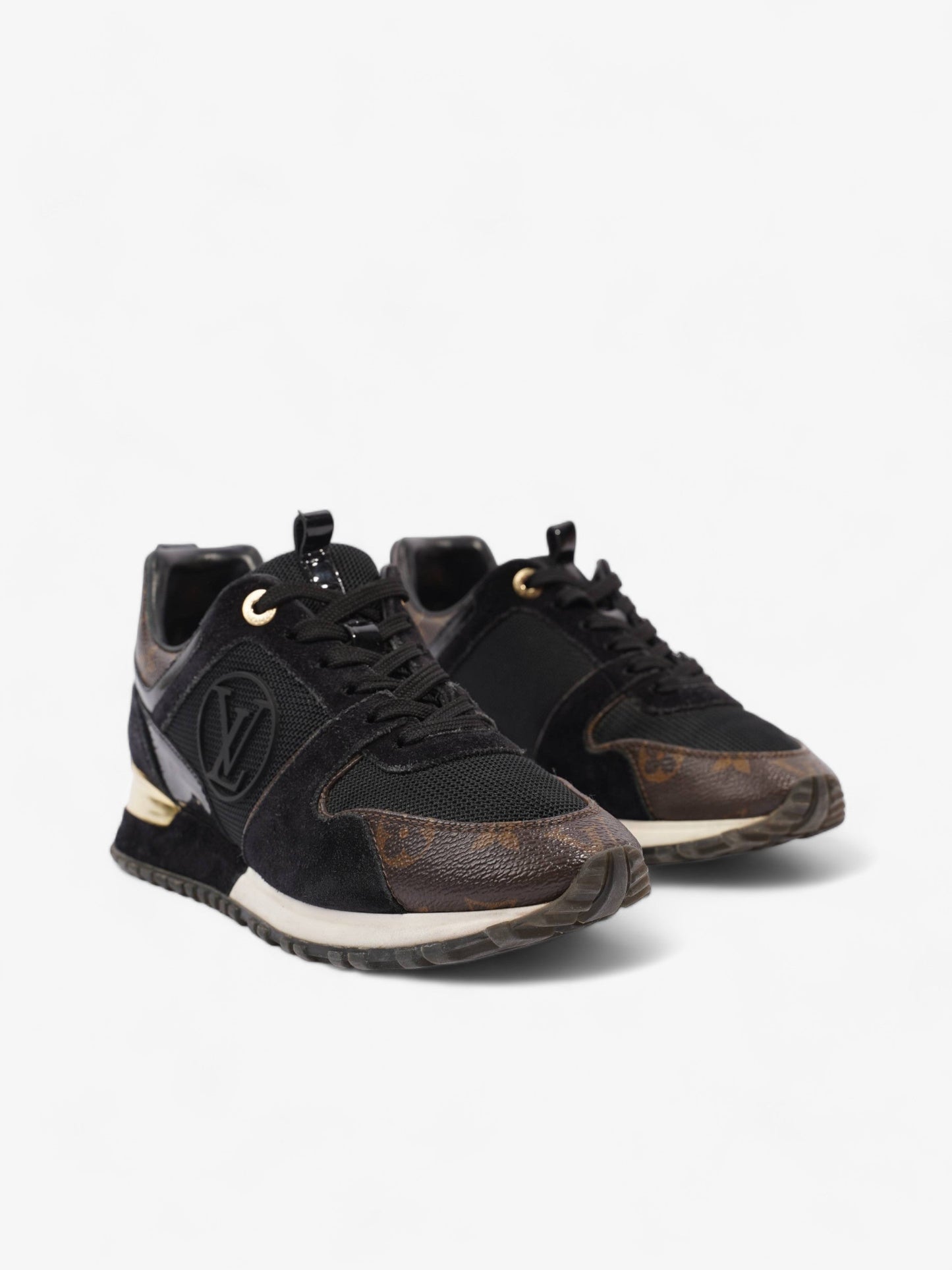 Louis Vuitton Run Away Black / Brown Monogram Mesh EU 36.5 UK 3.5