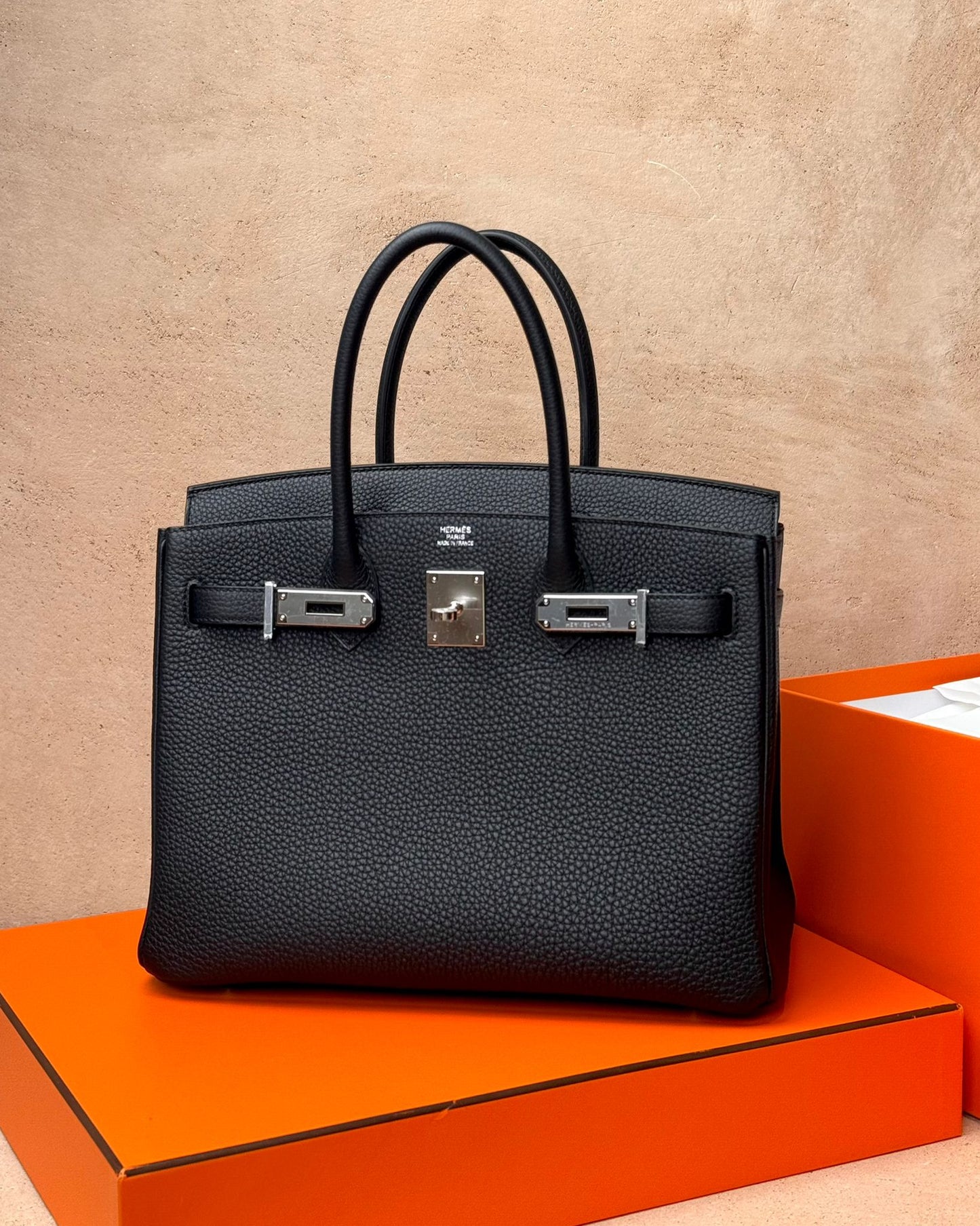 Hermès Birkin 30 - Black Togo | Palladium Hardware