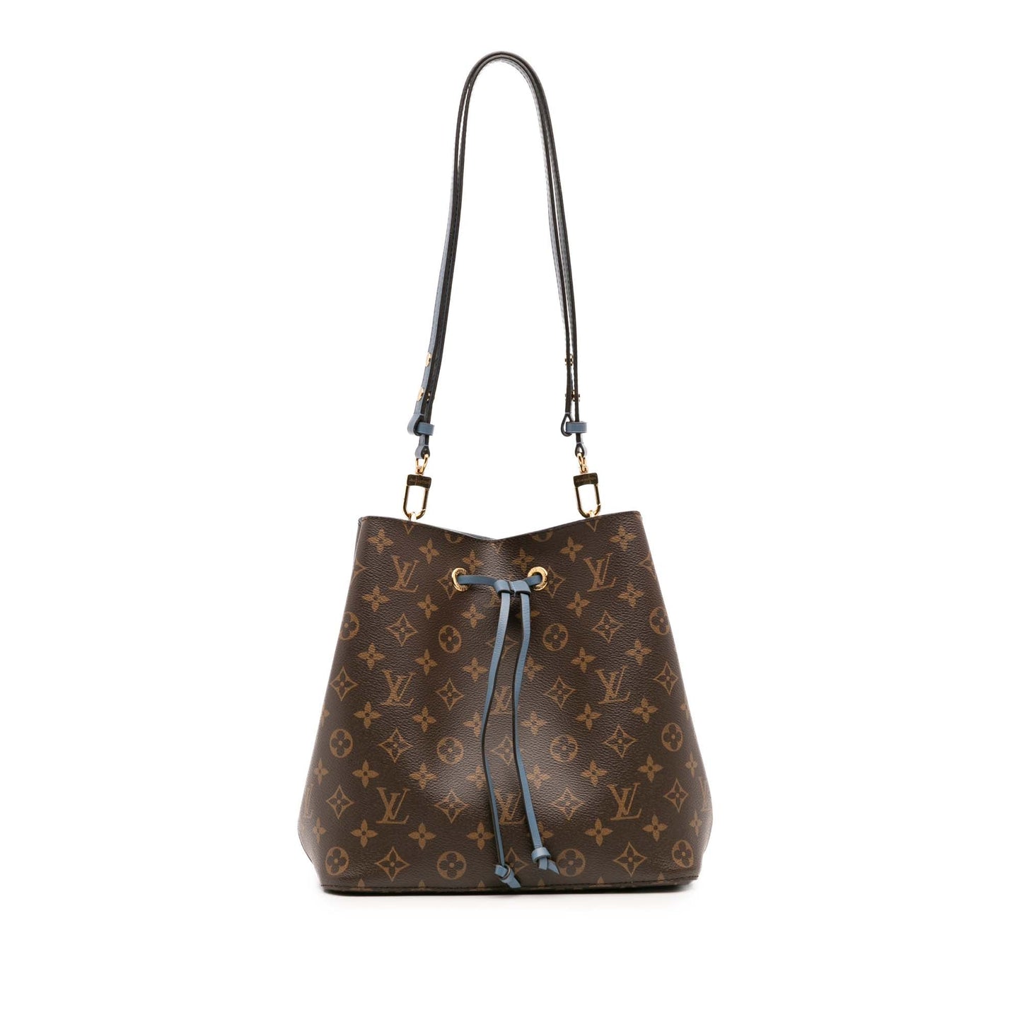 Brown Louis Vuitton Monogram Neonoe MM Bucket Bag