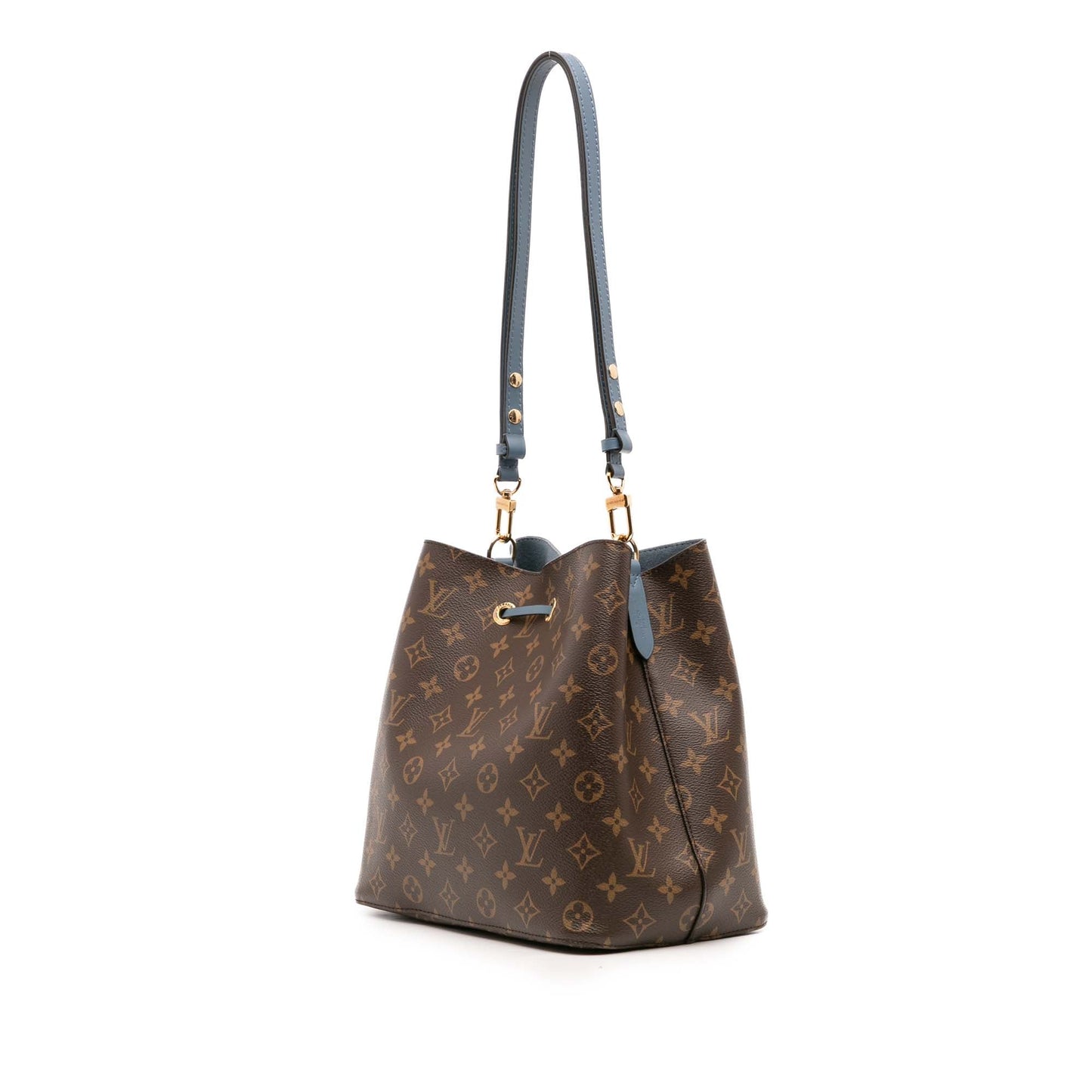 Brown Louis Vuitton Monogram Neonoe MM Bucket Bag