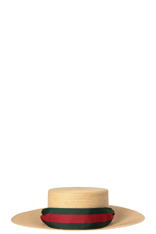 GUCCI Raffia Web Hat