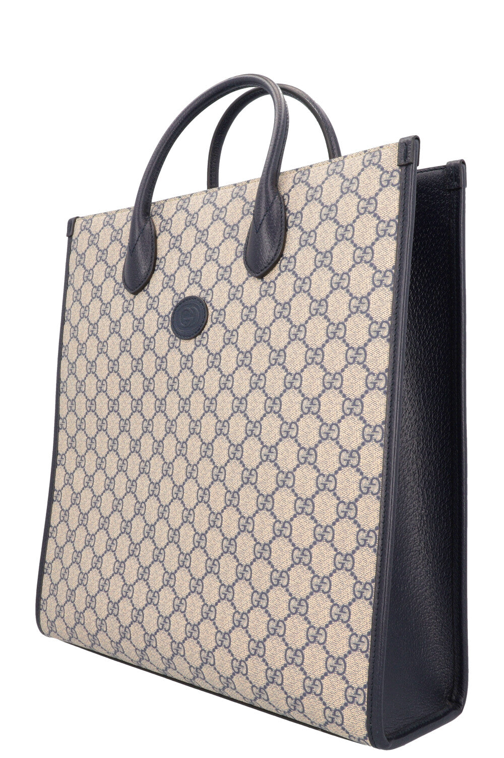 GUCCI Supreme GG Medium Tote Bag Blue