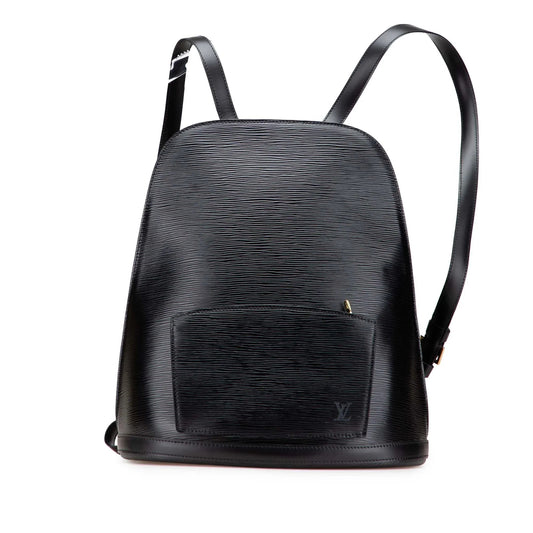 Black Louis Vuitton Epi Gobelins Backpack
