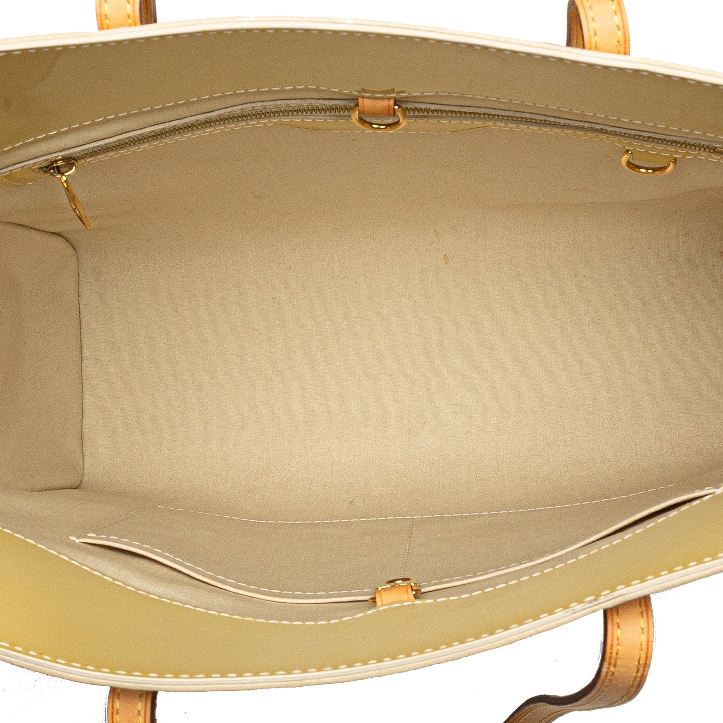 Yellow Louis Vuitton Monogram Vernis Catalina East West Tote Bag