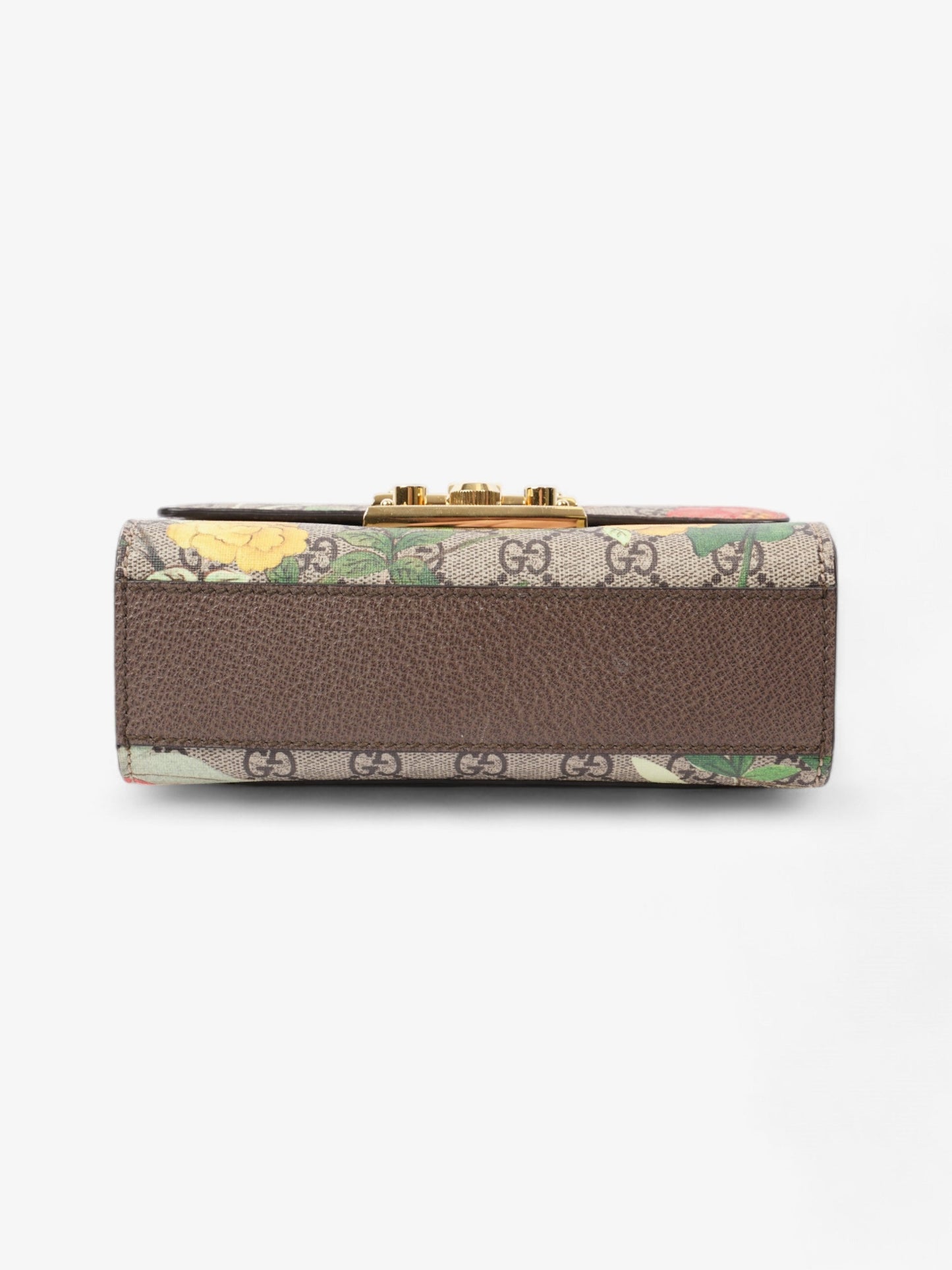 Gucci Padlock Shoulder Bag Supreme / Floral Coated Canvas Small