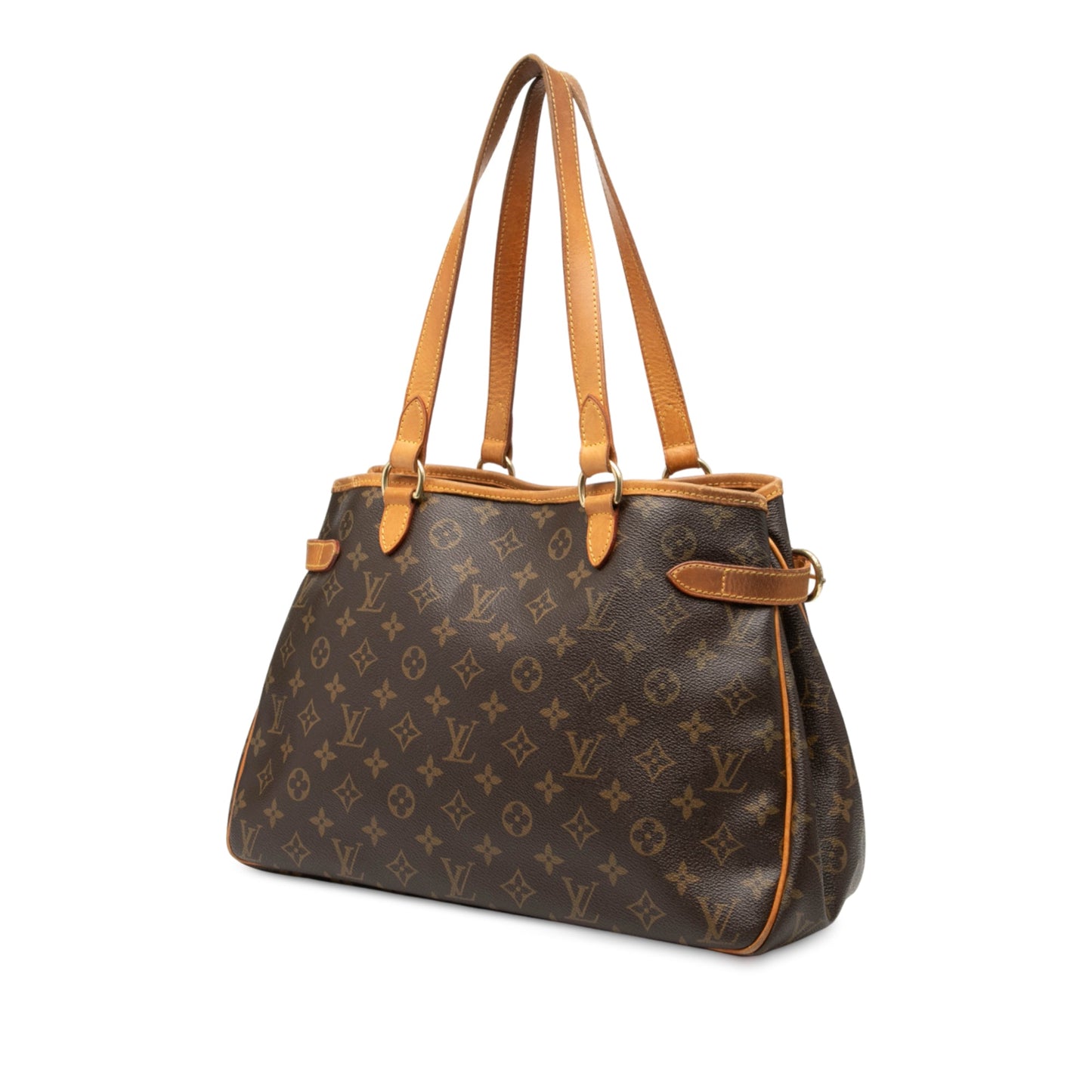Brown Louis Vuitton Monogram Batignolles Horizontal Tote Bag